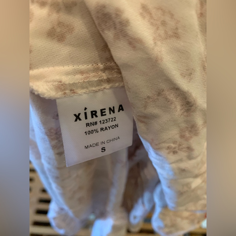 Xirena Esme Maxi Dress in White/Cream and Red Paisley - Picture 10 of 10